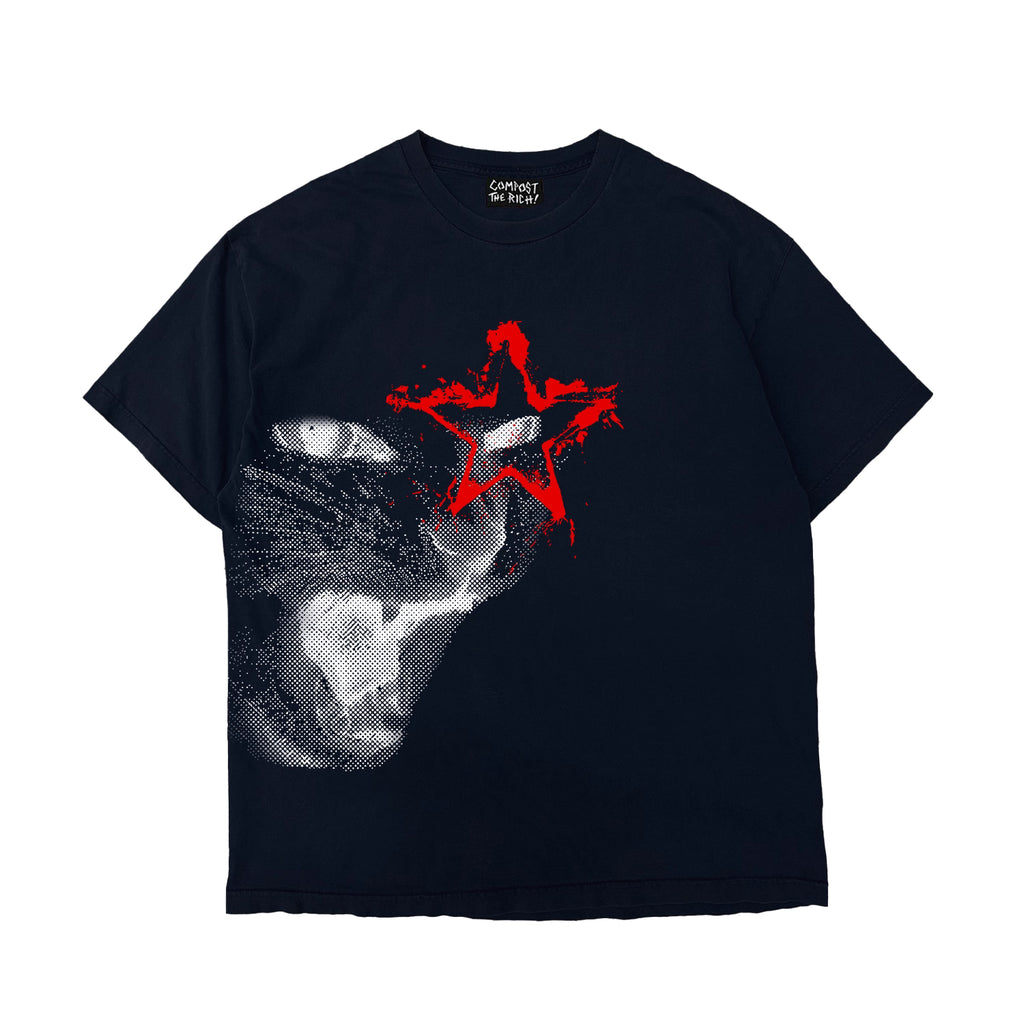 AT Rock Cat Tee Y2K Punk Streetwear