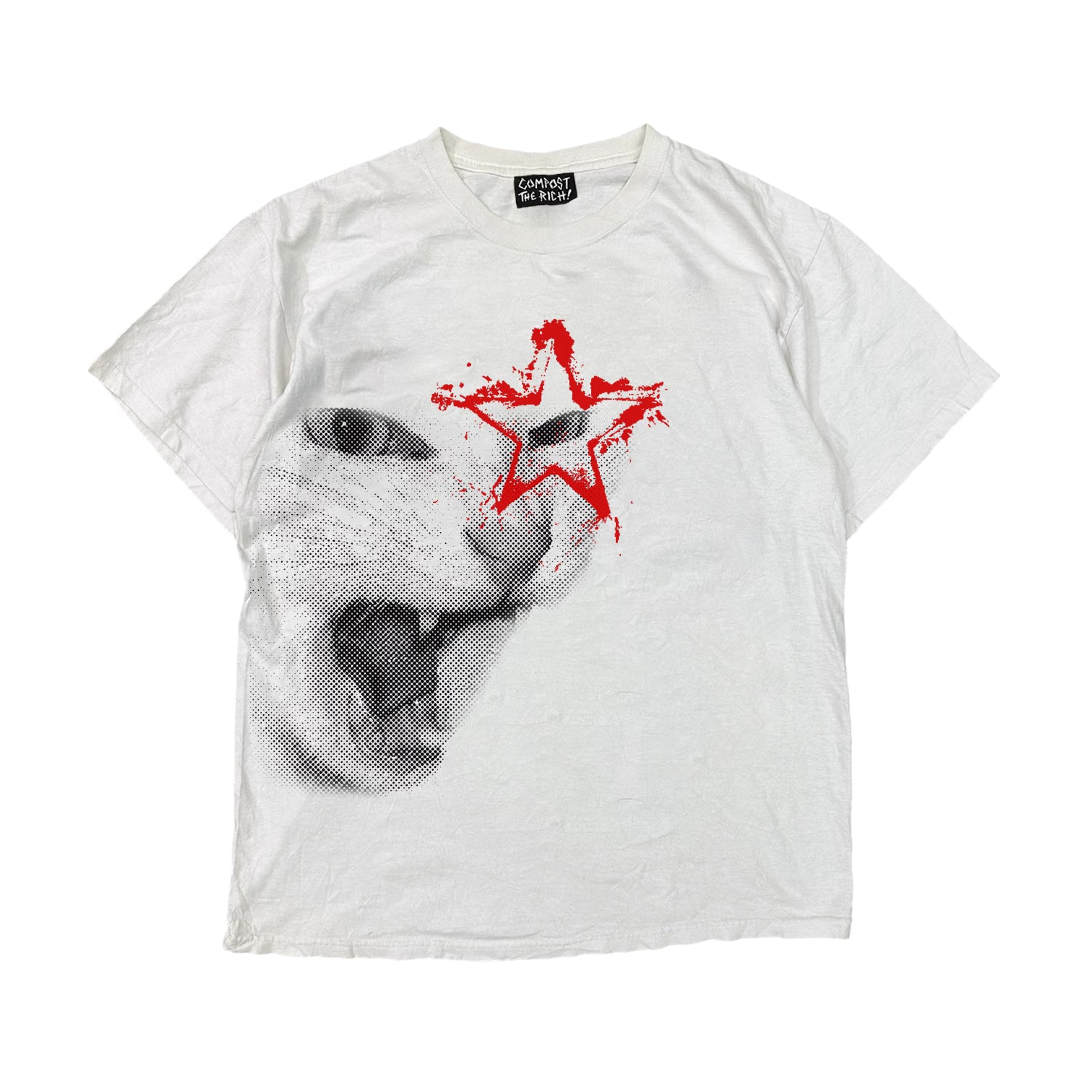 AT Rock Cat Tee Y2K Punk Streetwear